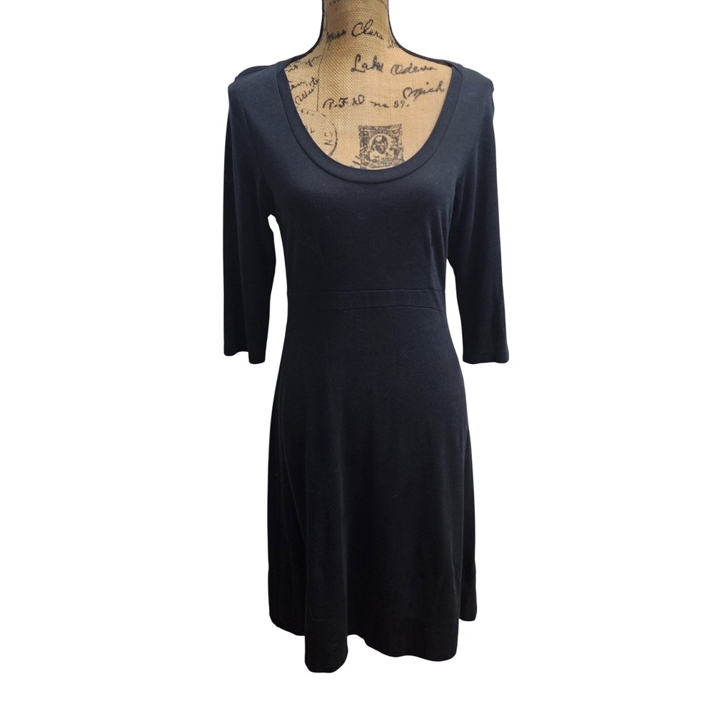 Horny Toad Knit Dress - 3/4 Sleeve Scoop Neck Casual Dress Medium
